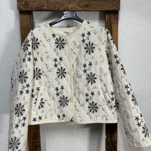 Chaqueta 100% Algodón Bordada de la India