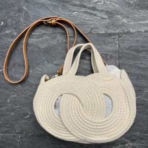 Bolso Algodón Blanco Roto