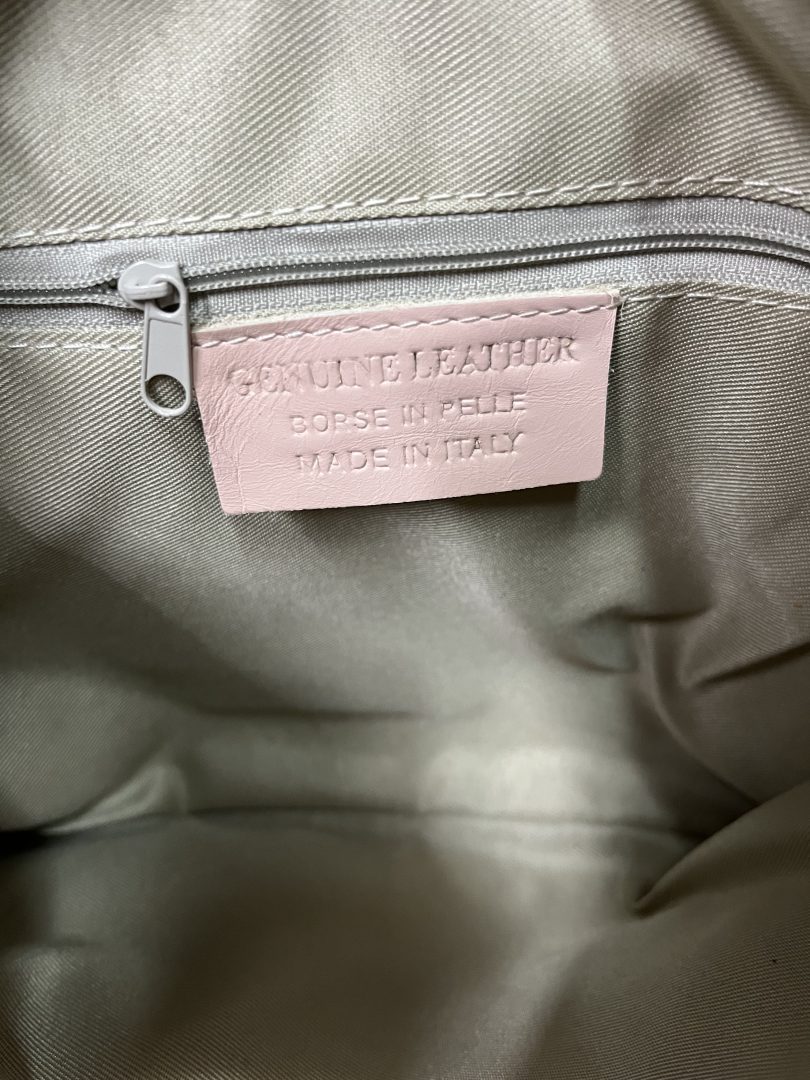Bolso Piel Trenzada Azul Petróleo - Imagen 6