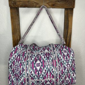 Bolsón Acolchado de Viaje 100% Algodón Estampado Étnico Multicolor