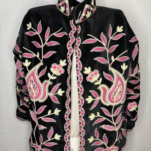 Kimono Terciopelo Cachemir Rosa