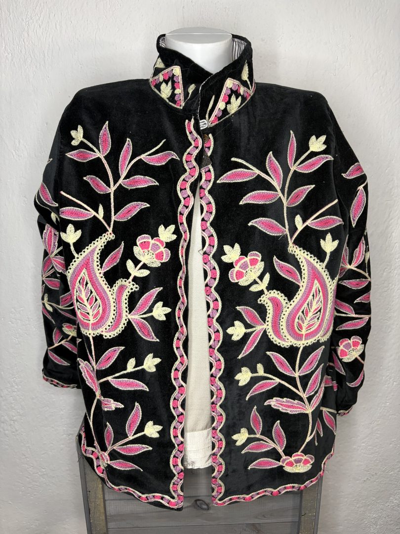 Kimono Terciopelo Cachemir Rosa